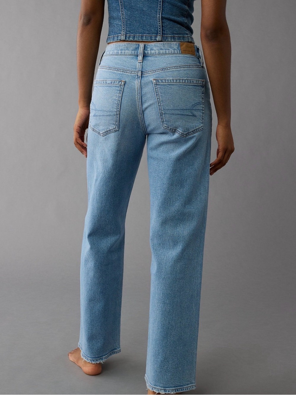 American Eagle Strigid High-Waisted Stovepipe Jeans - Picture 2 of 6